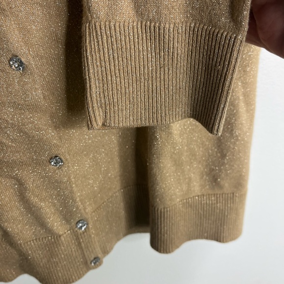 LOFT Button down Cardigan with Beautiful Sparkles! - Picture 4 of 4